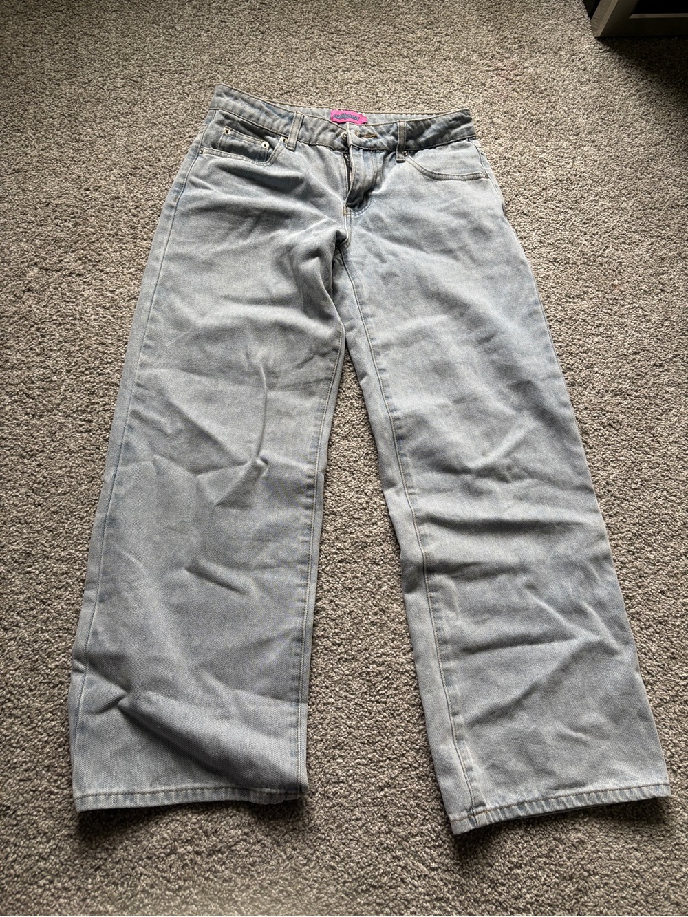 Women's Wide Leg Light blue Edikted  Jeans